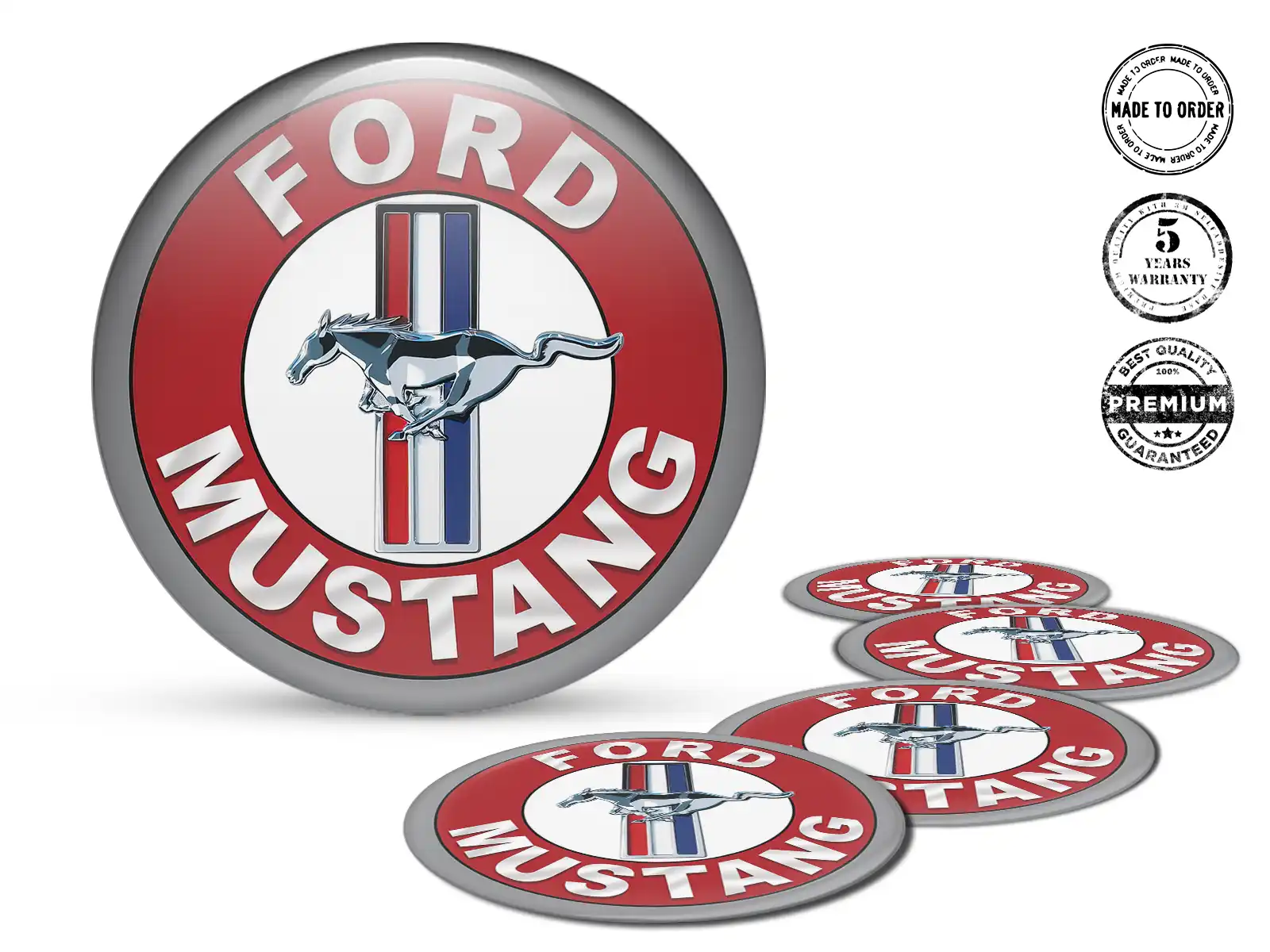 Ford Calcomanías de Aro Autos Emblemas de Rueda Elegante